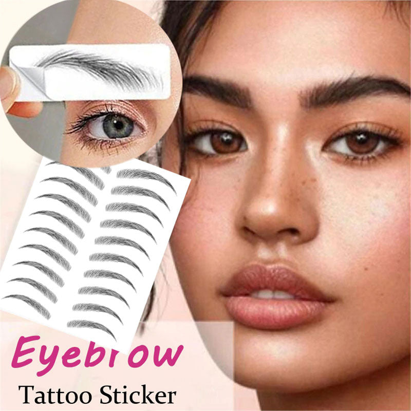 Water-based Authentic Eyebrow Tattoo Stickers | Waterproof