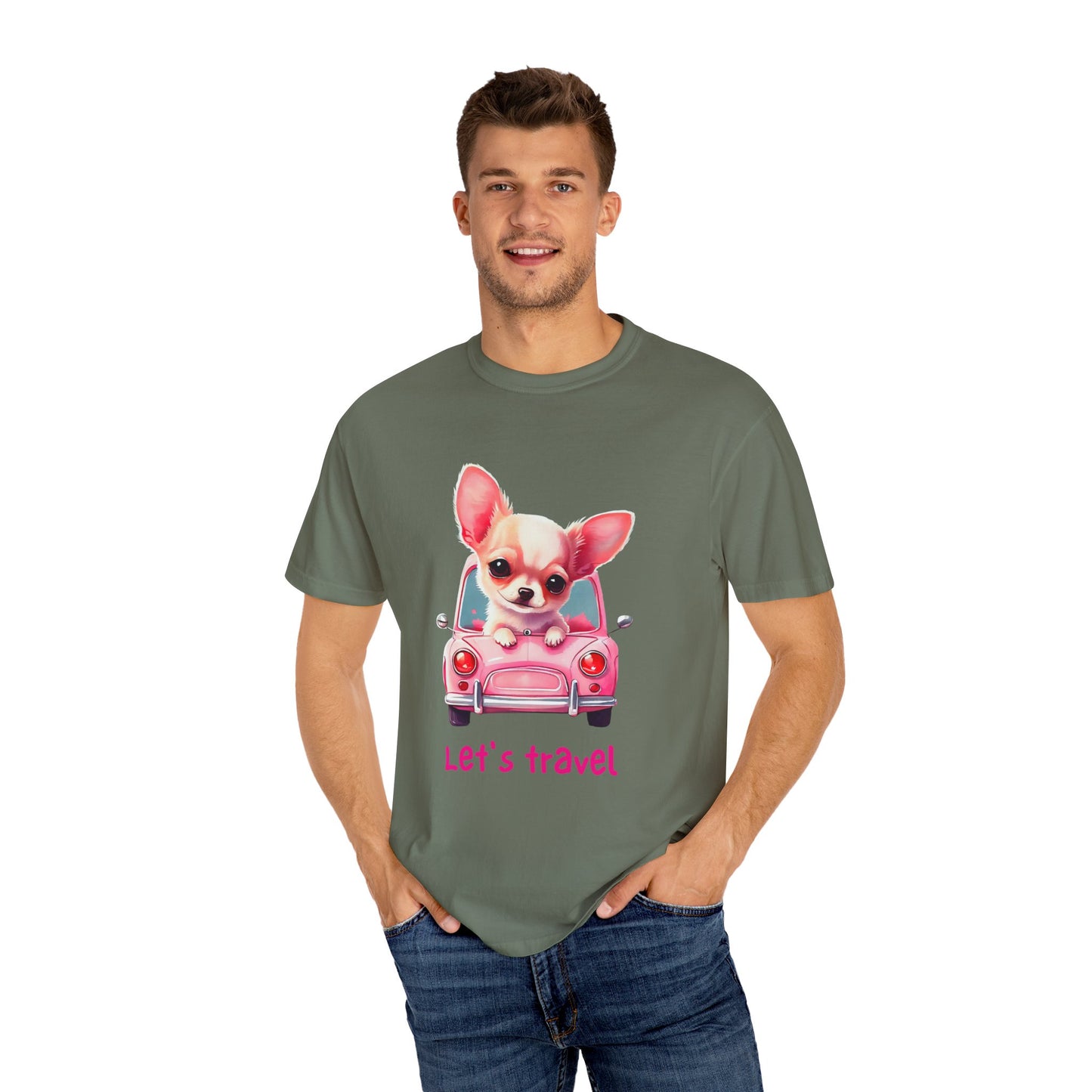 Unisex Garment-Dyed T-shirt | Pink Frog Clothing