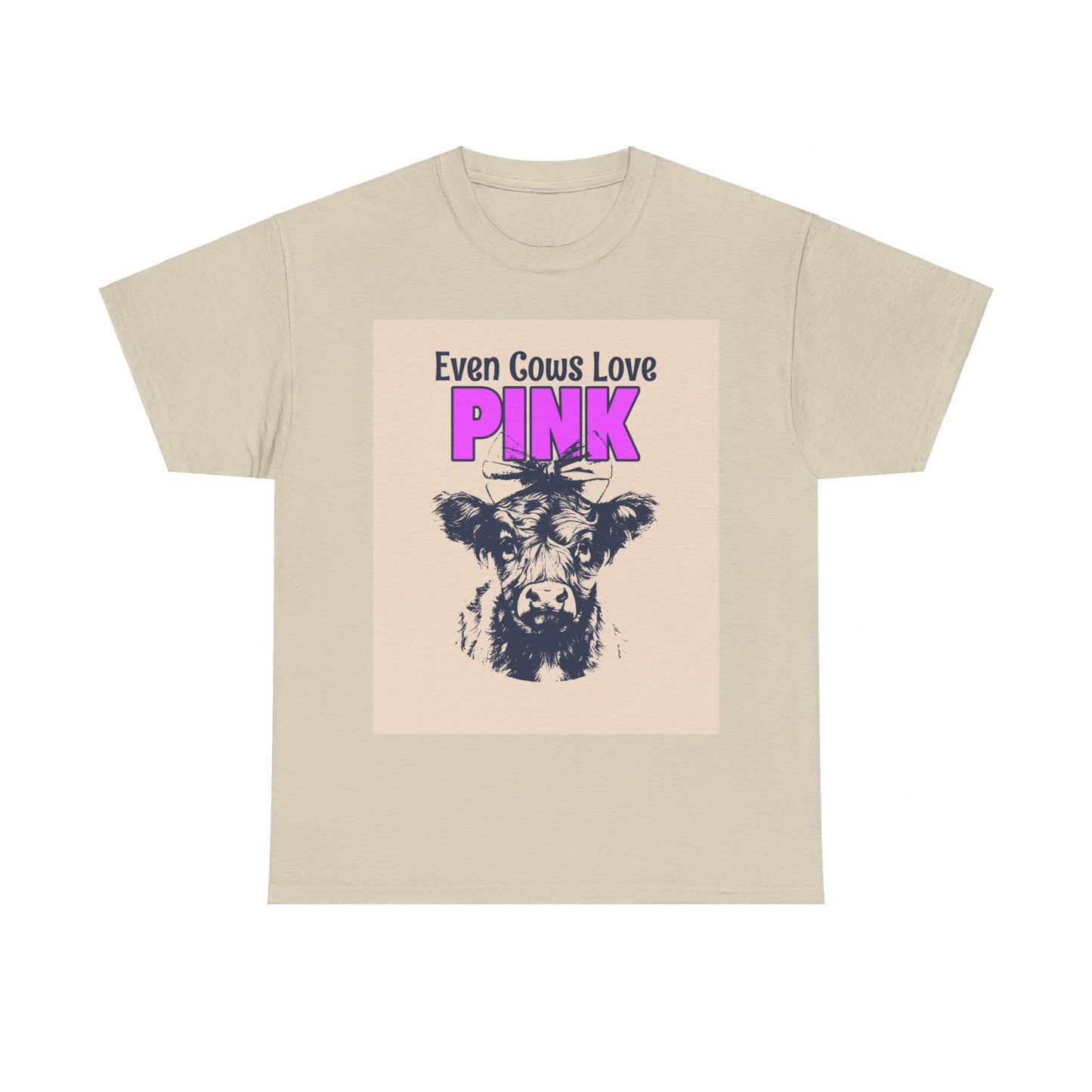 Unisex Heavy Cotton Tee | Summer T-Shirts - Pink Frog