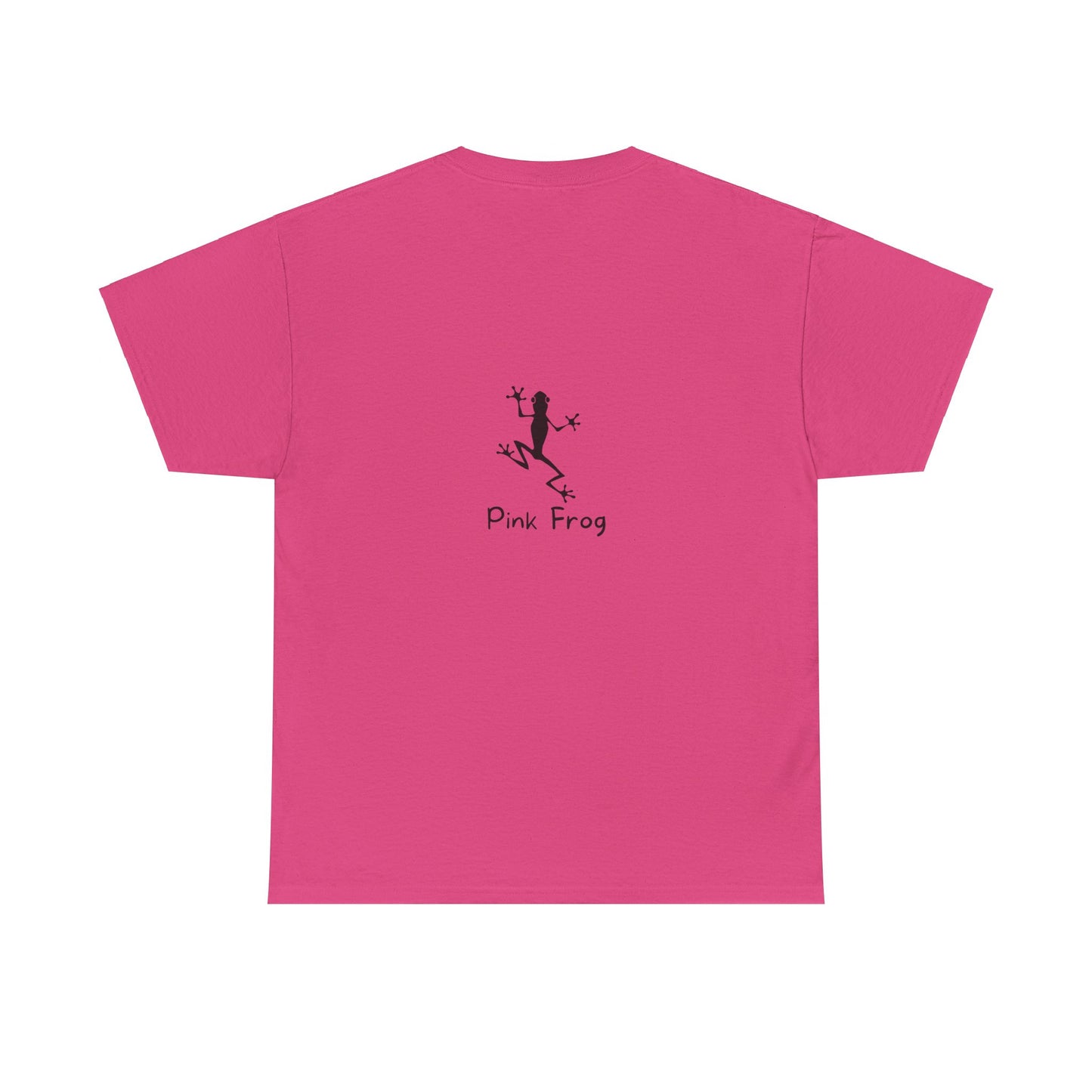 Unisex Heavy Cotton Tee | Summer T-Shirts - Pink Frog