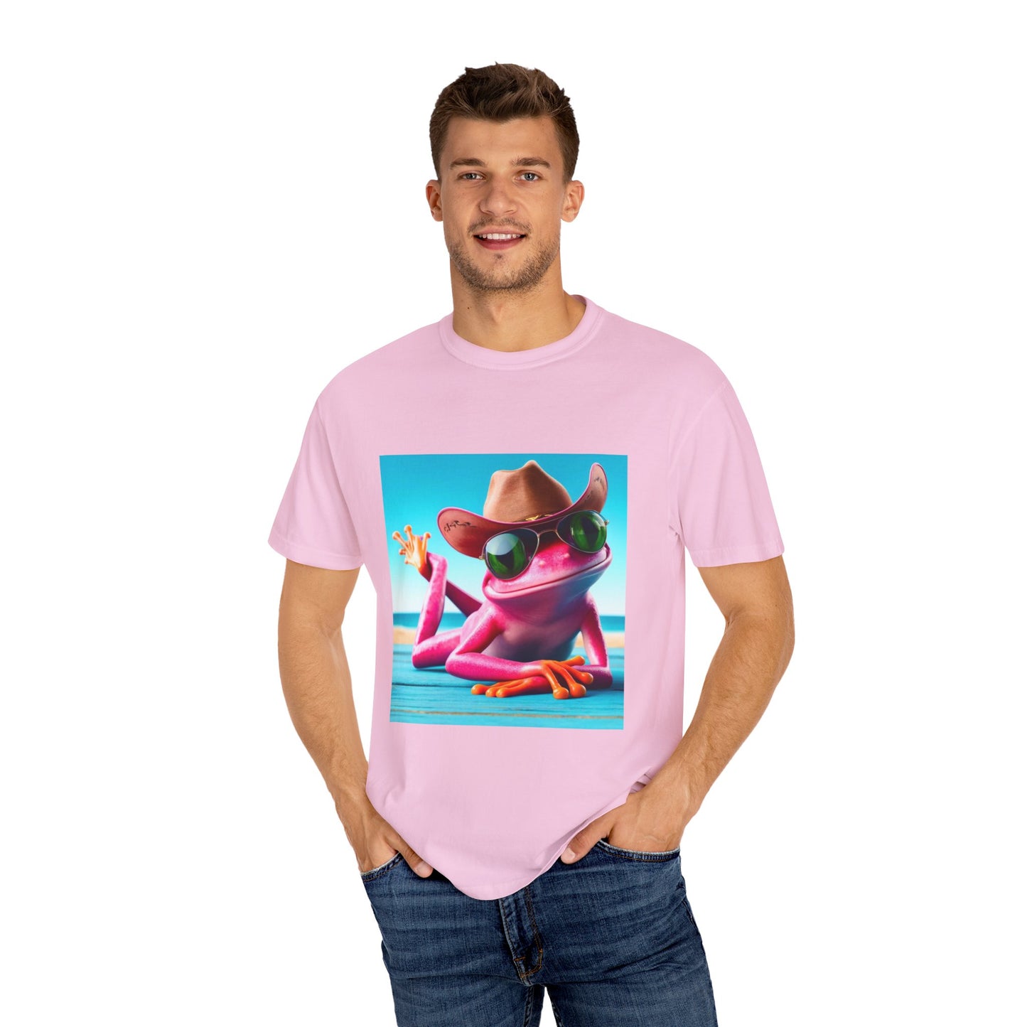 Unisex Garment-Dyed T-shirt | Pink Frog Clothing