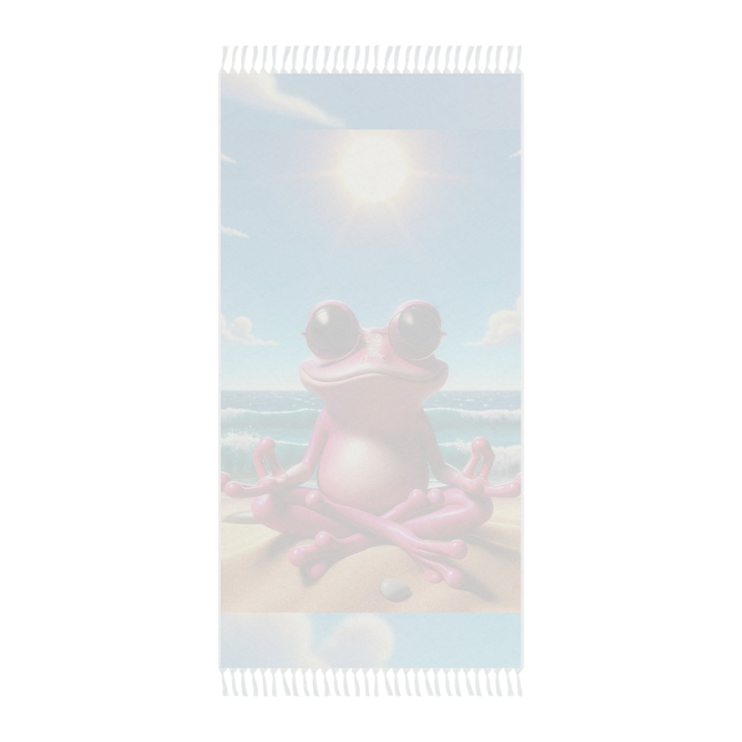 Boho Beach Cloth | Savor The Sun - Pink Frog