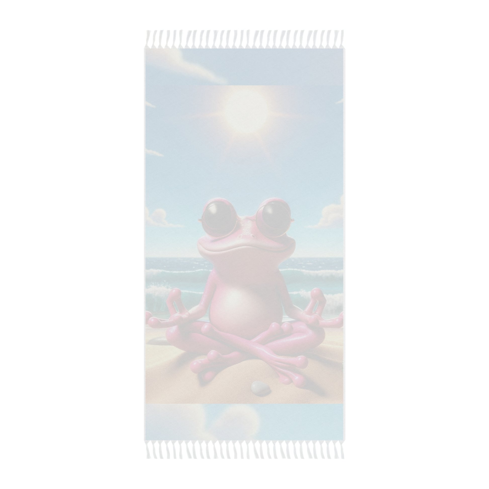 Boho Beach Cloth | Savor The Sun - Pink Frog