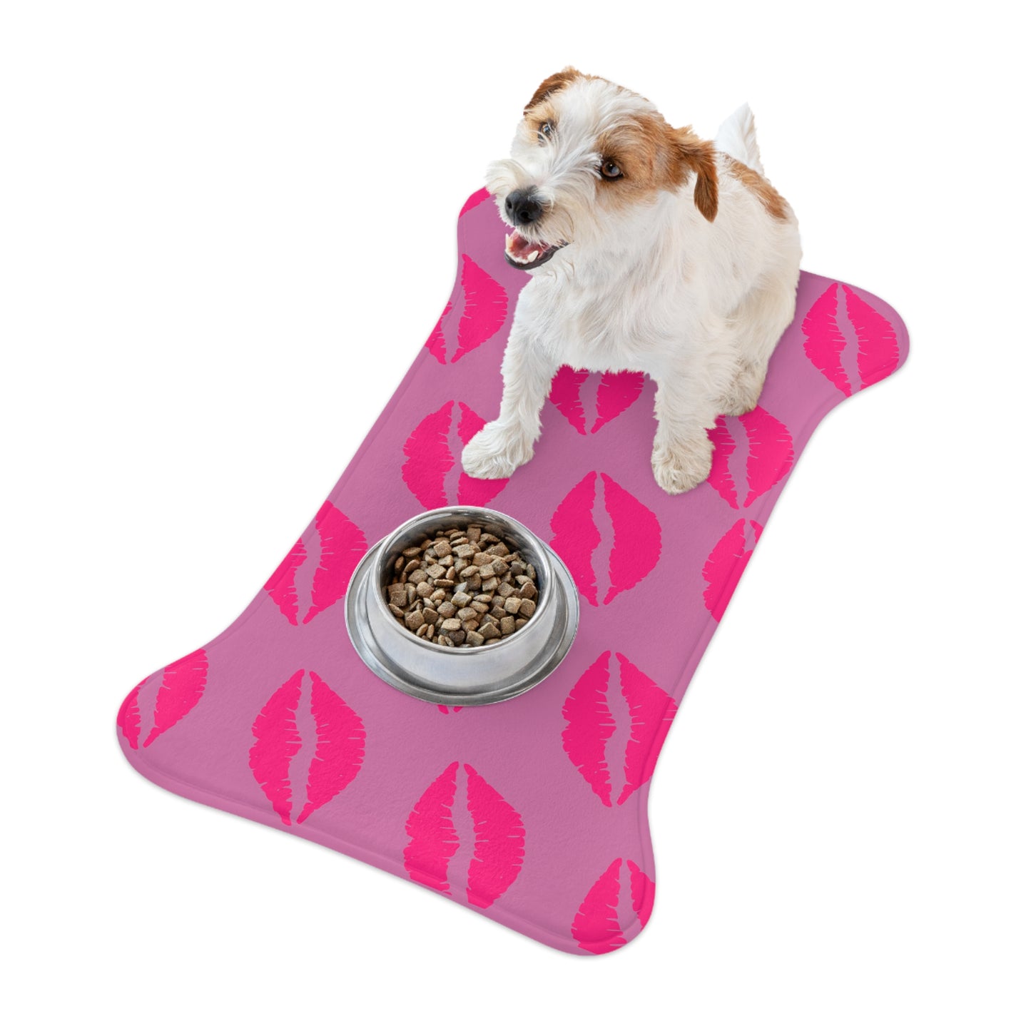 Pink Food Mats | Feeding Mat For Cats & Dogs