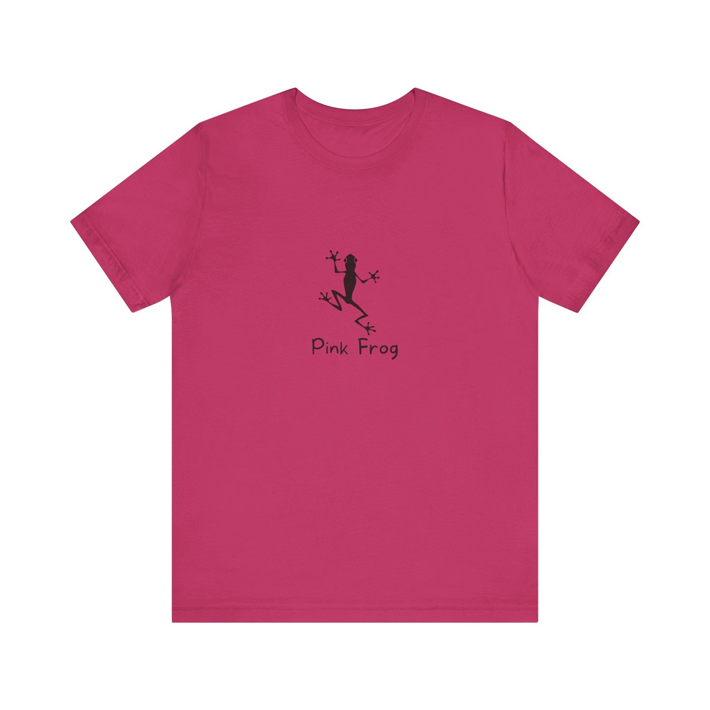 Pink Frog Unisex Jersey Short Sleeve Tee