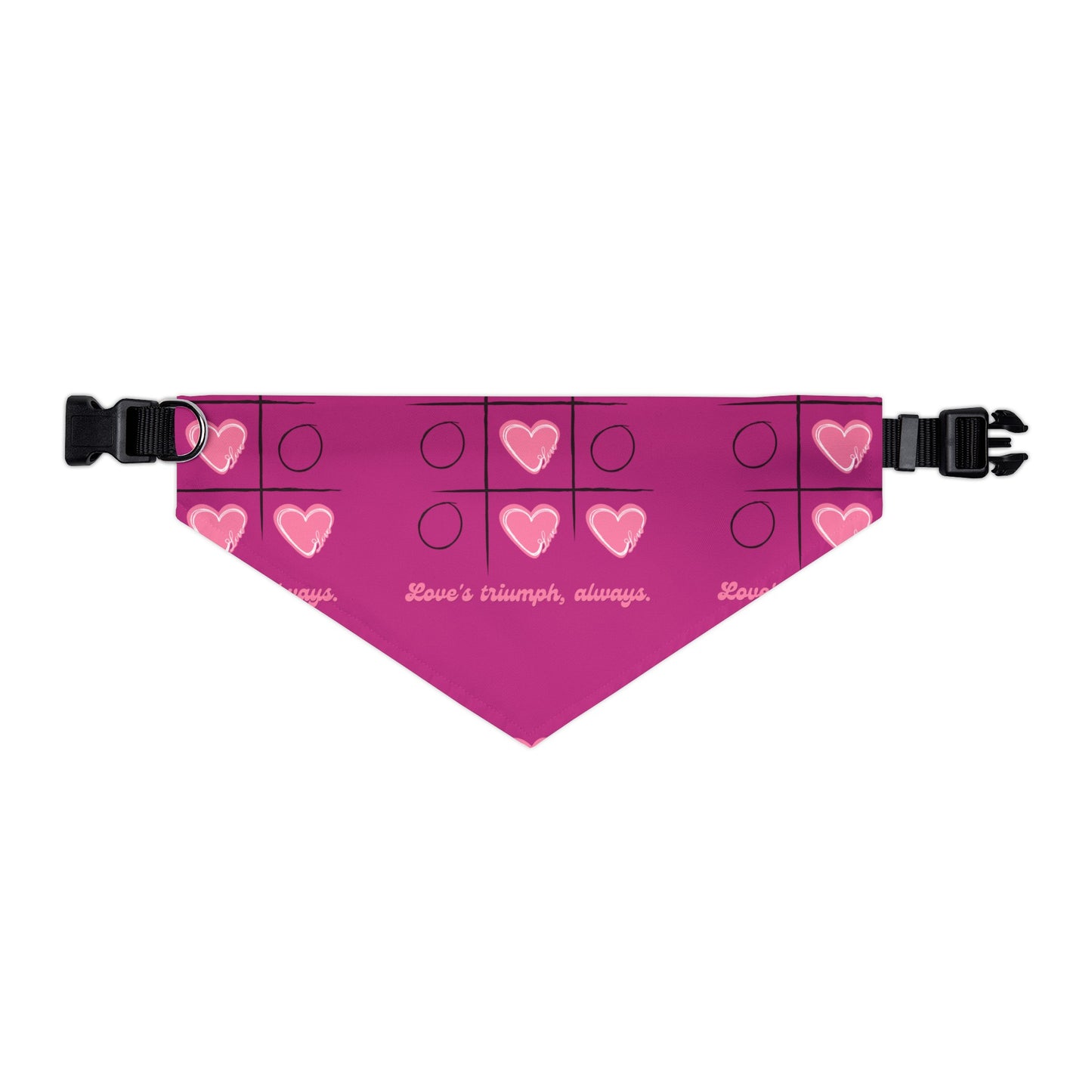 Pet Bandana | Pink Frog - Dog Collar