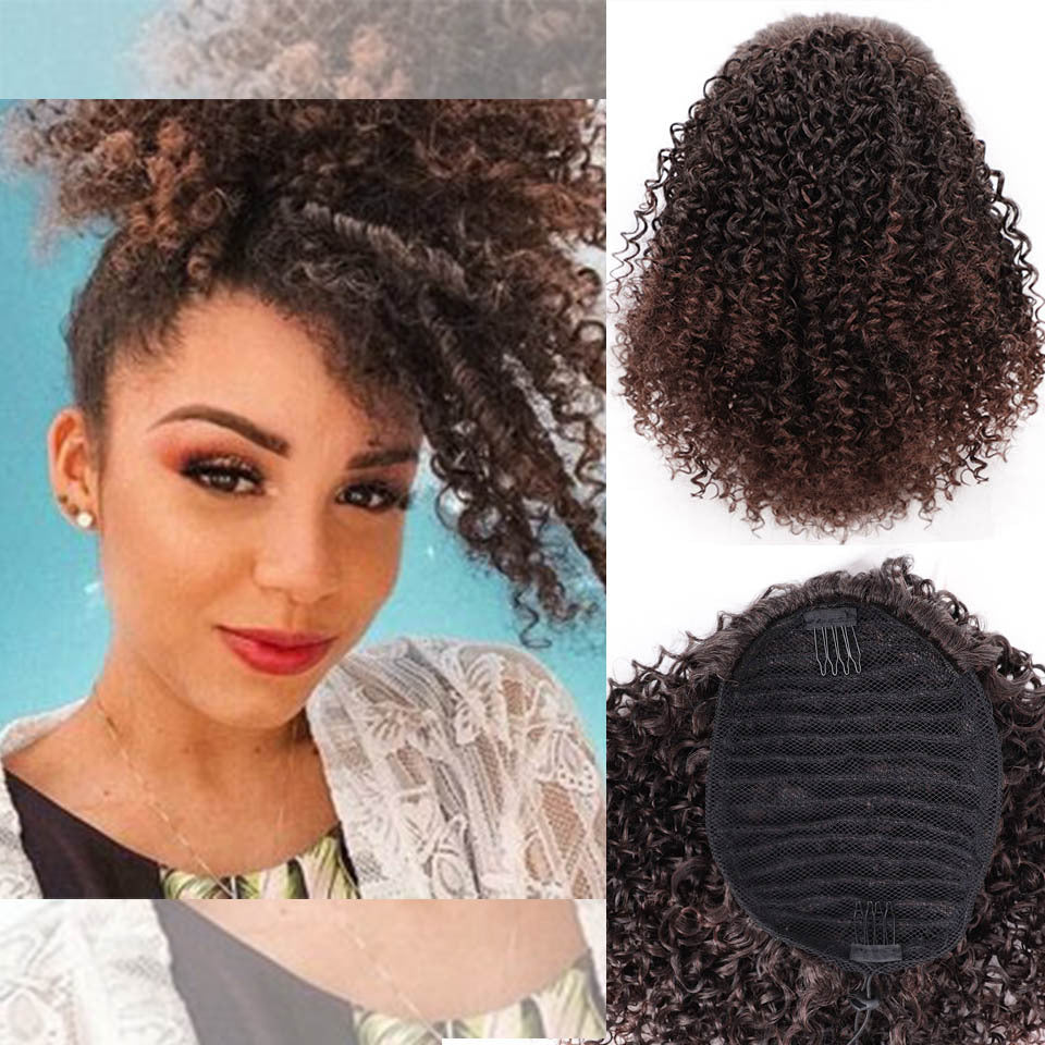 European and American Wig | Chemical Fiber Fluffy Ponytail