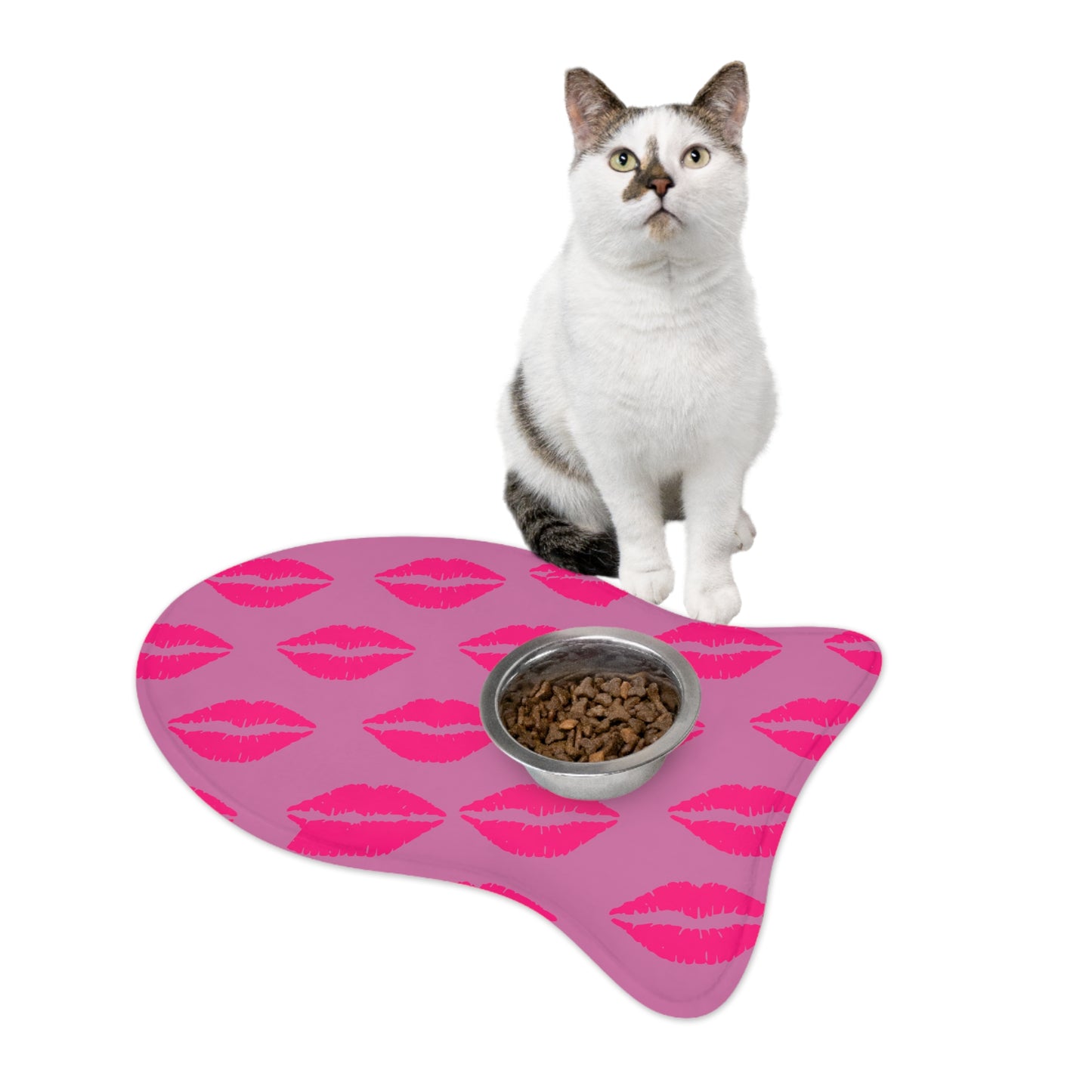 Pink Food Mats | Feeding Mat For Cats & Dogs