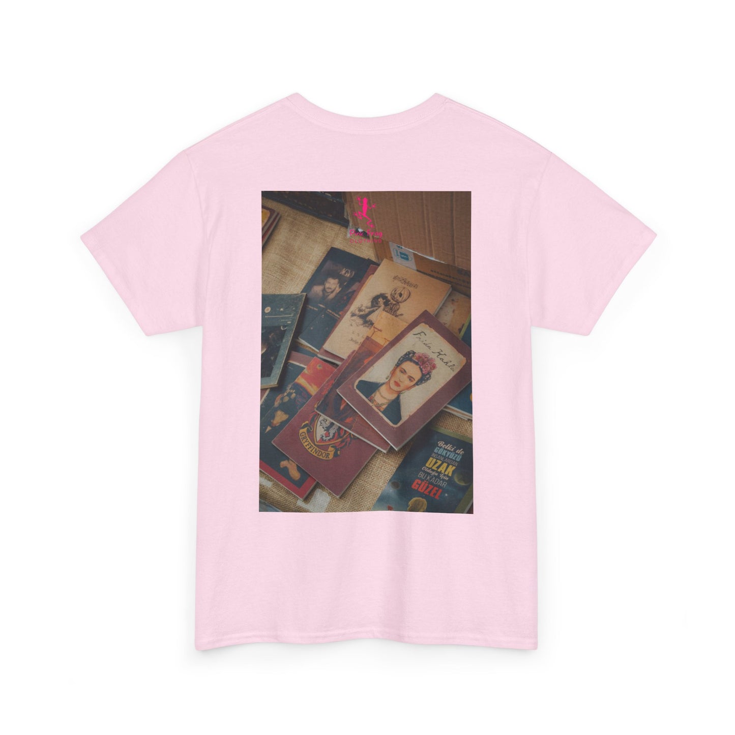 Unisex Heavy Cotton Tee | Summer T-Shirts - Pink Frog