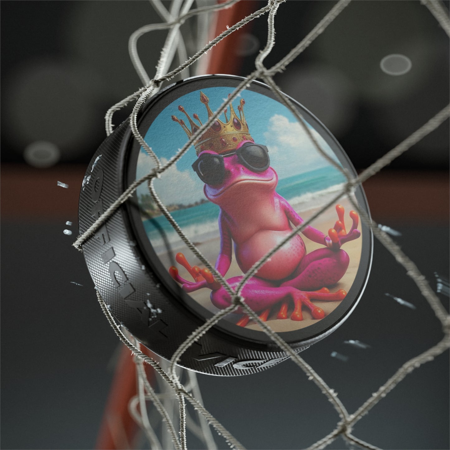 Hockey Puck | Pink Frog - Sports Products