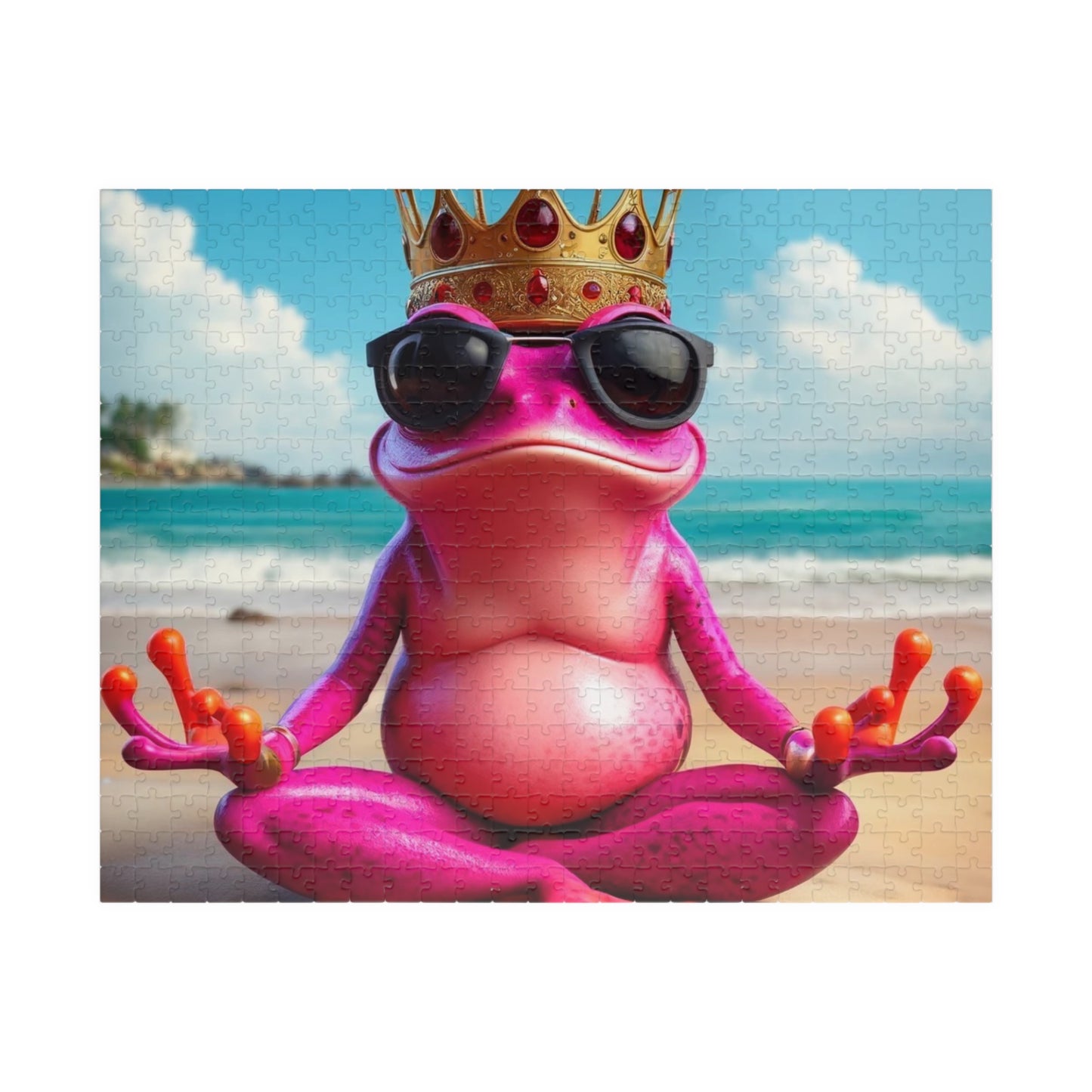 Pink Frog | Puzzle - (110, 252, 520, 1014-piece)