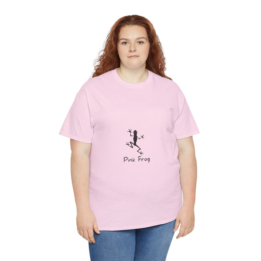 Pink Frog Unisex Heavy Cotton Tee