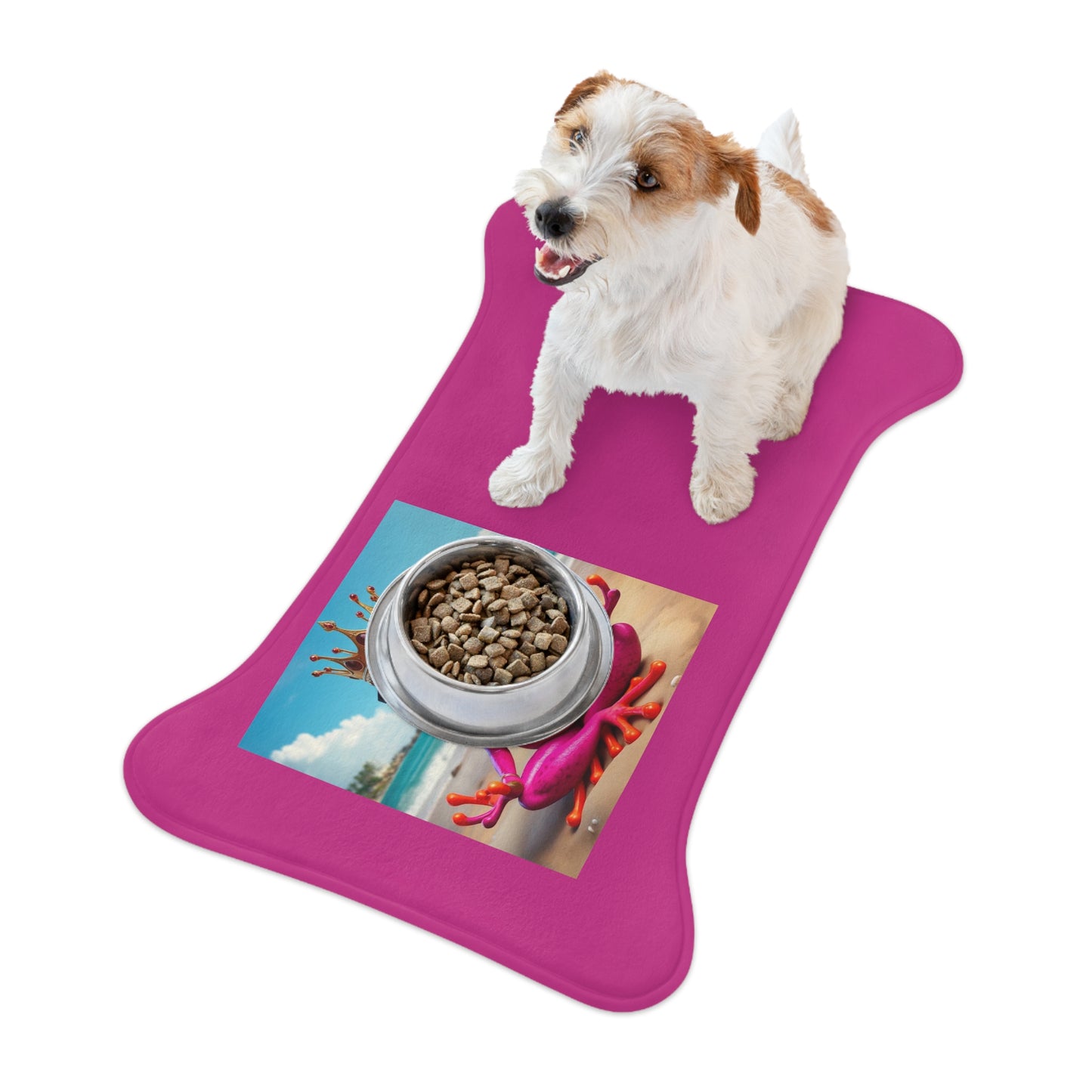 Pink Food Mats | Feeding Mat For Cats & Dogs