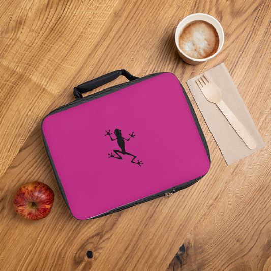 Lunch Bags | Pink Bag - Frog