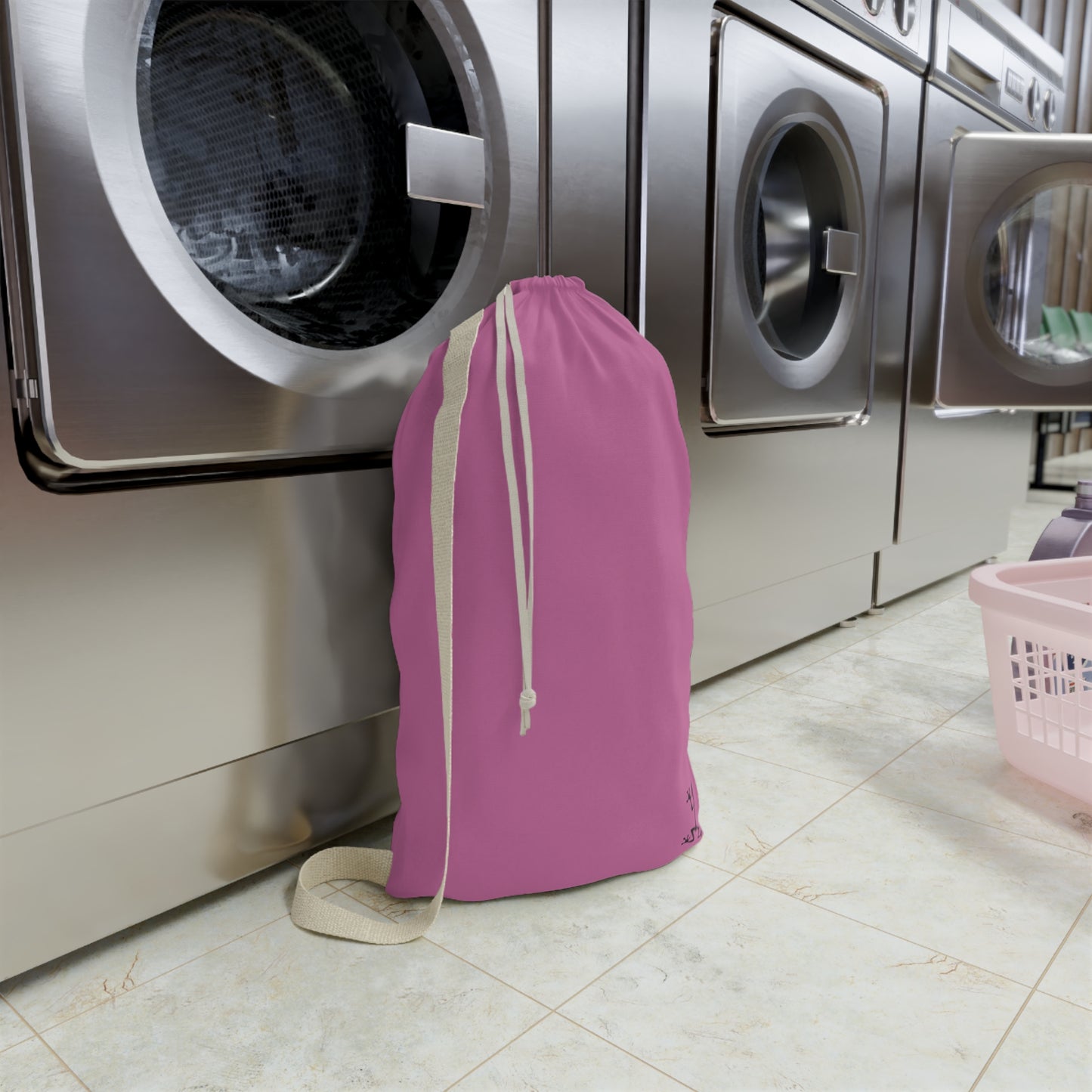 Laundry Bags | Pink Bag - Frog