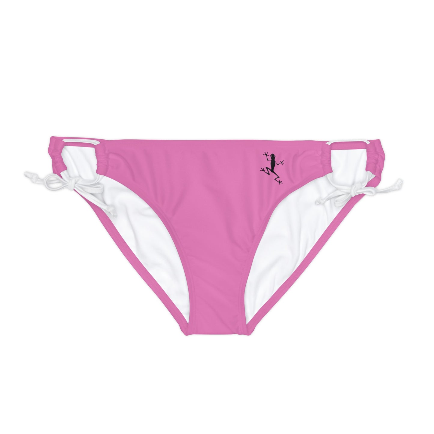 Loop Tie Side Bikini Bottom | Pink Underwear