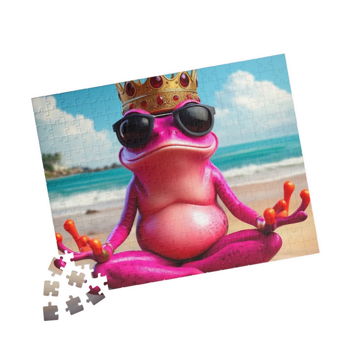 Pink Frog | Puzzle - (110, 252, 520, 1014-piece)