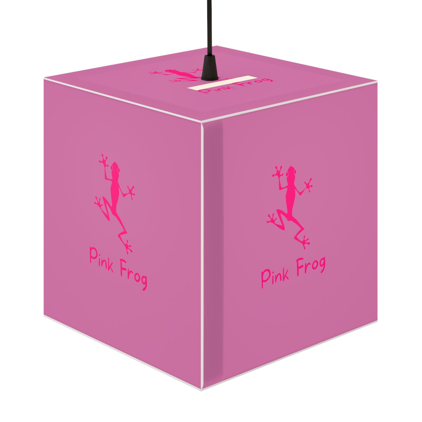 Light Cube Lamp | Pink Frog