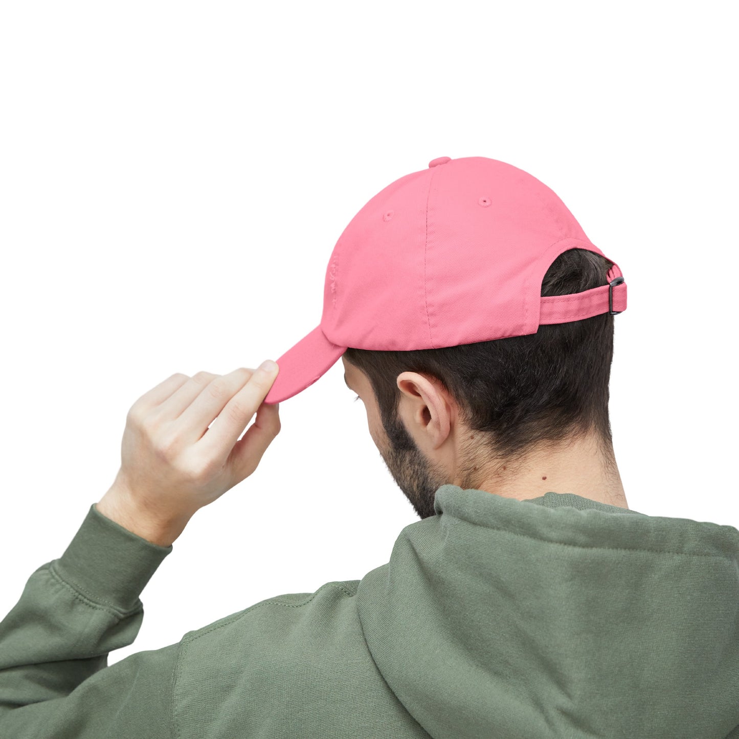 Pink Frog Unisex Distressed Cap - Jump