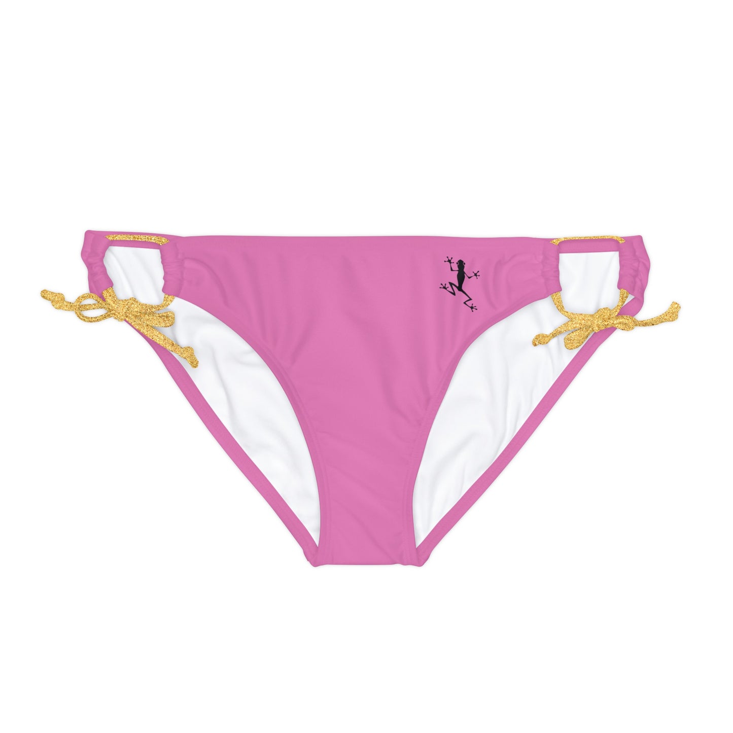 Loop Tie Side Bikini Bottom | Pink Underwear