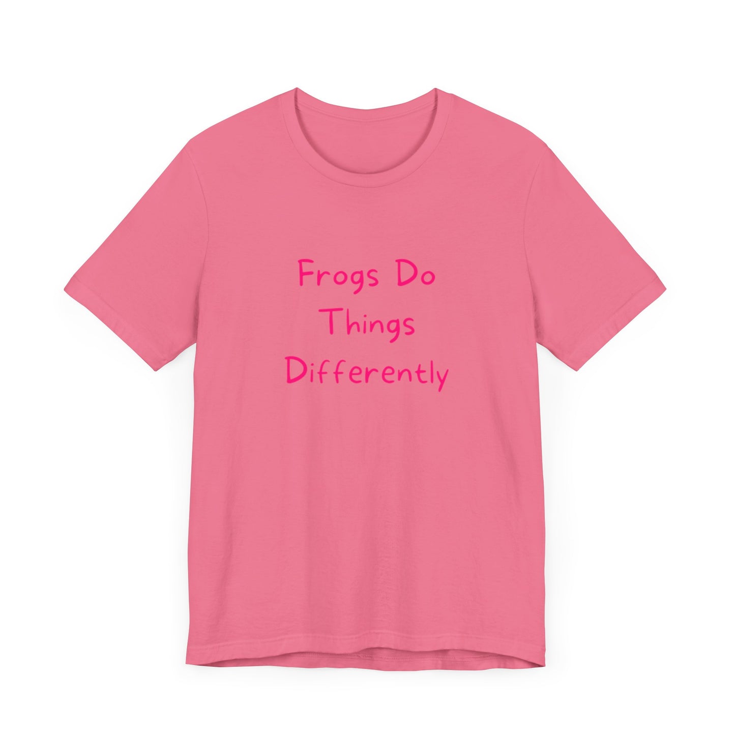 Pink Frog Unisex Jersey Short Sleeve Tee