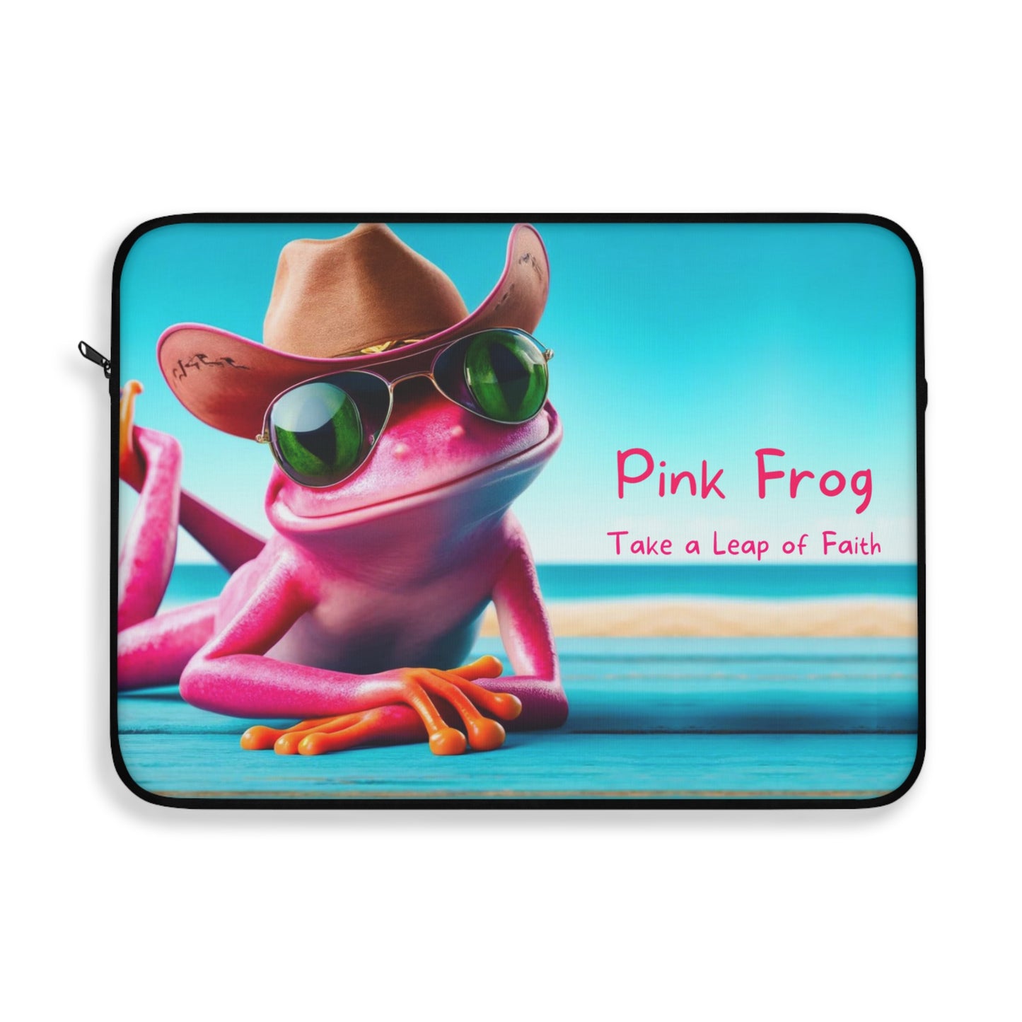 Laptop Sleeve | Pink Frog