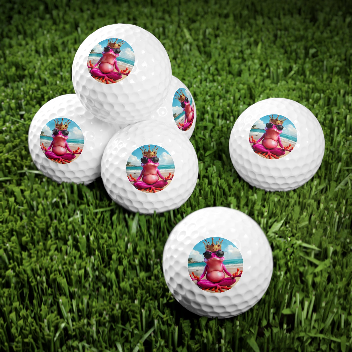 Golf Balls | Pink Frog Sports - (6pcs)