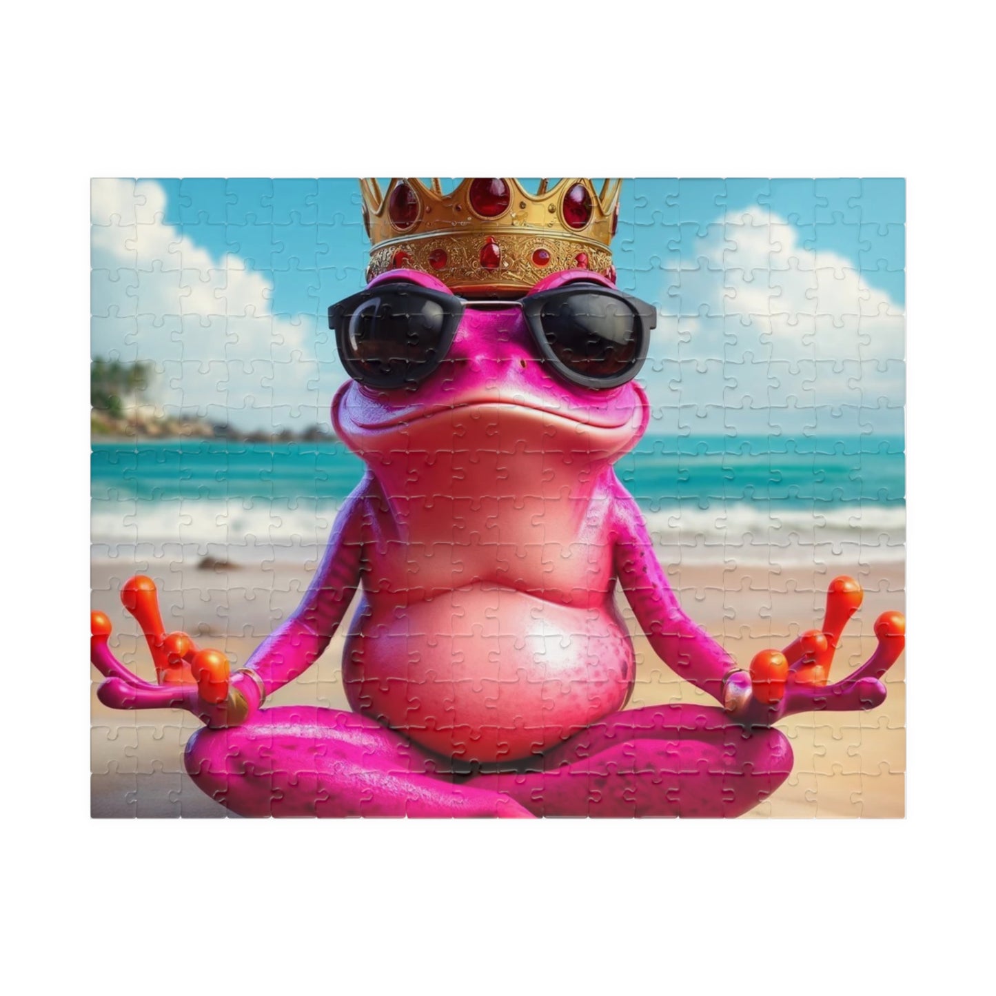 Pink Frog | Puzzle - (110, 252, 520, 1014-piece)