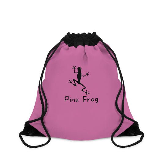 Drawstring Bag | Pink Frog