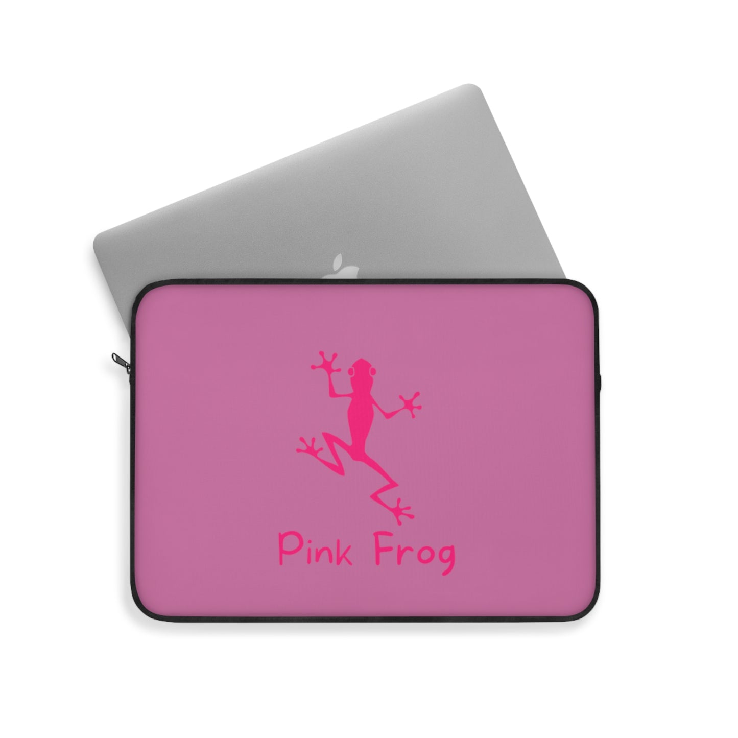 Laptop Sleeve | Pink Bag - Frog