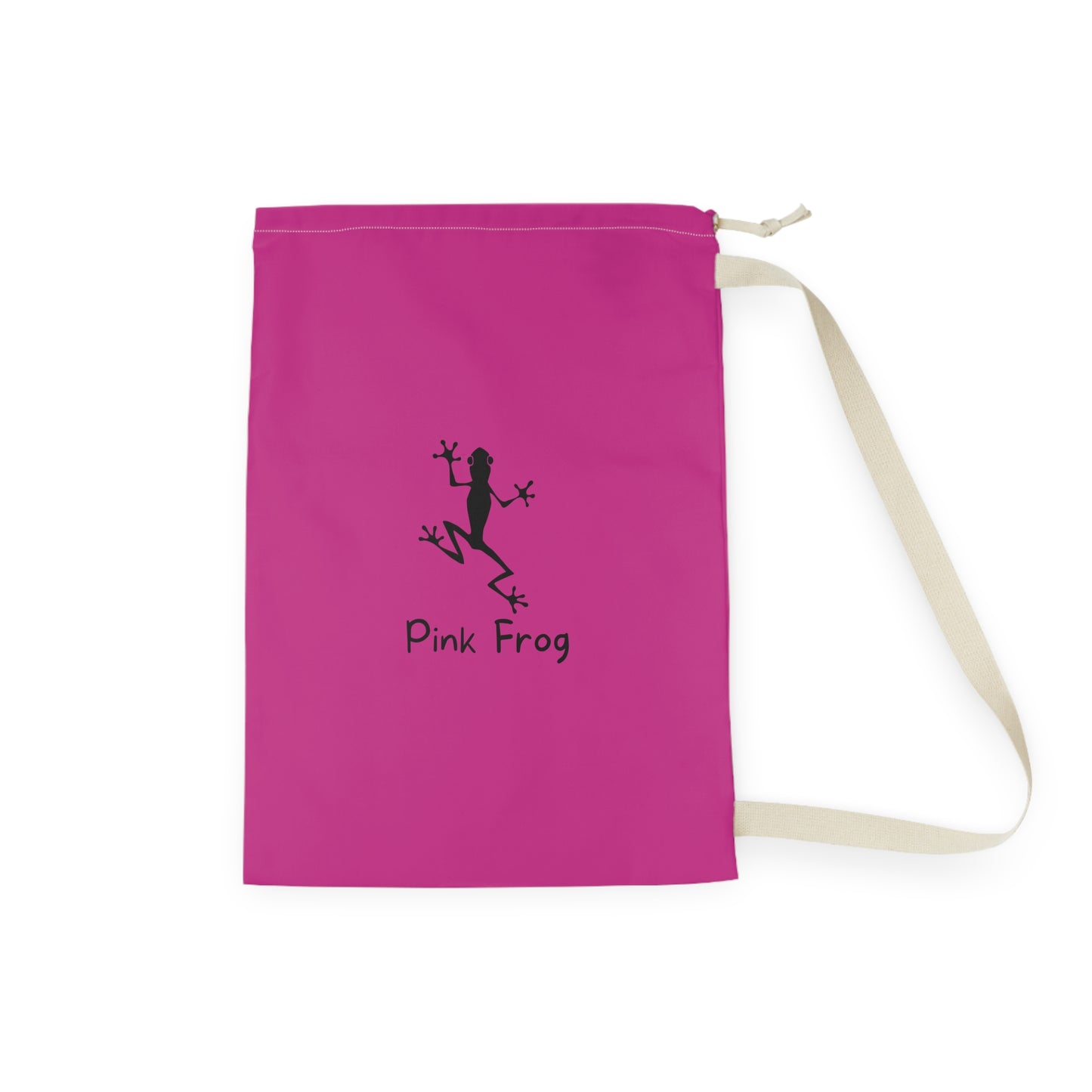 Laundry Bags | Pink Bag - Frog