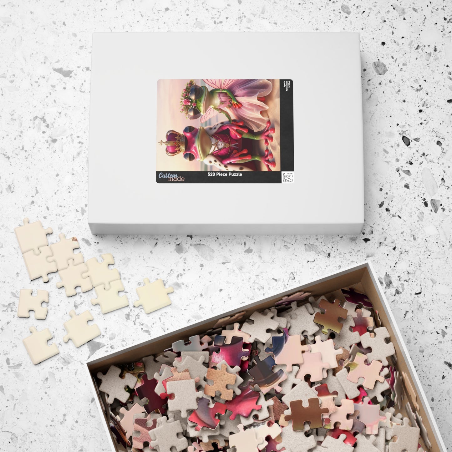 Pink Frog | Puzzle - (110, 252, 520, 1014-piece)