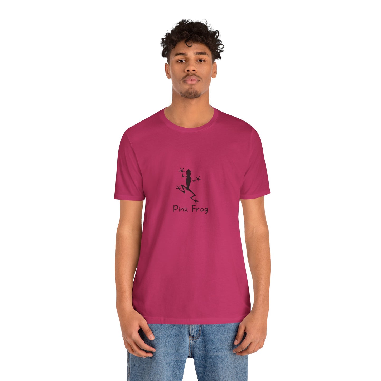 Pink Frog Unisex Jersey Short Sleeve Tee