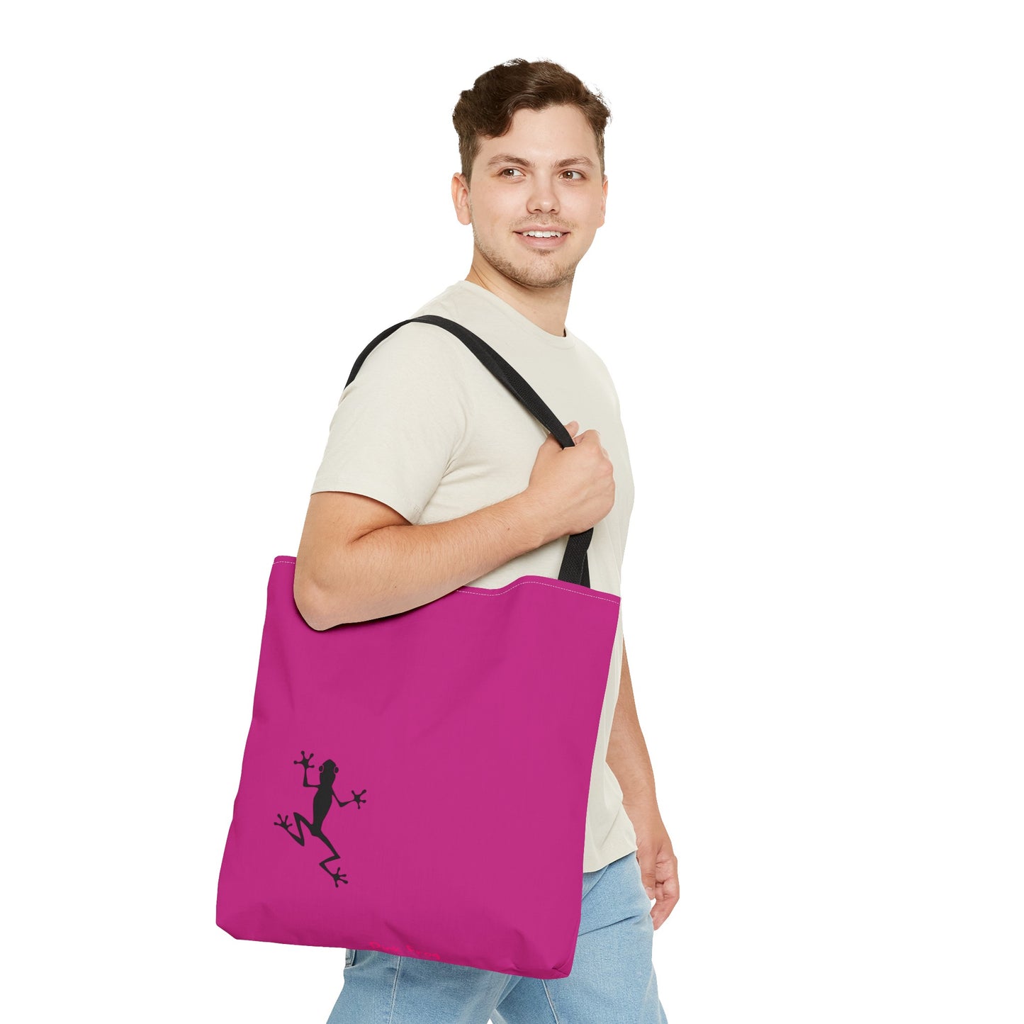 Pink Tote Bag - Shopping Bags