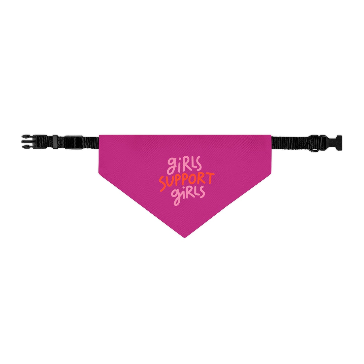 Pet Bandana | Pink Frog - Dog Collar