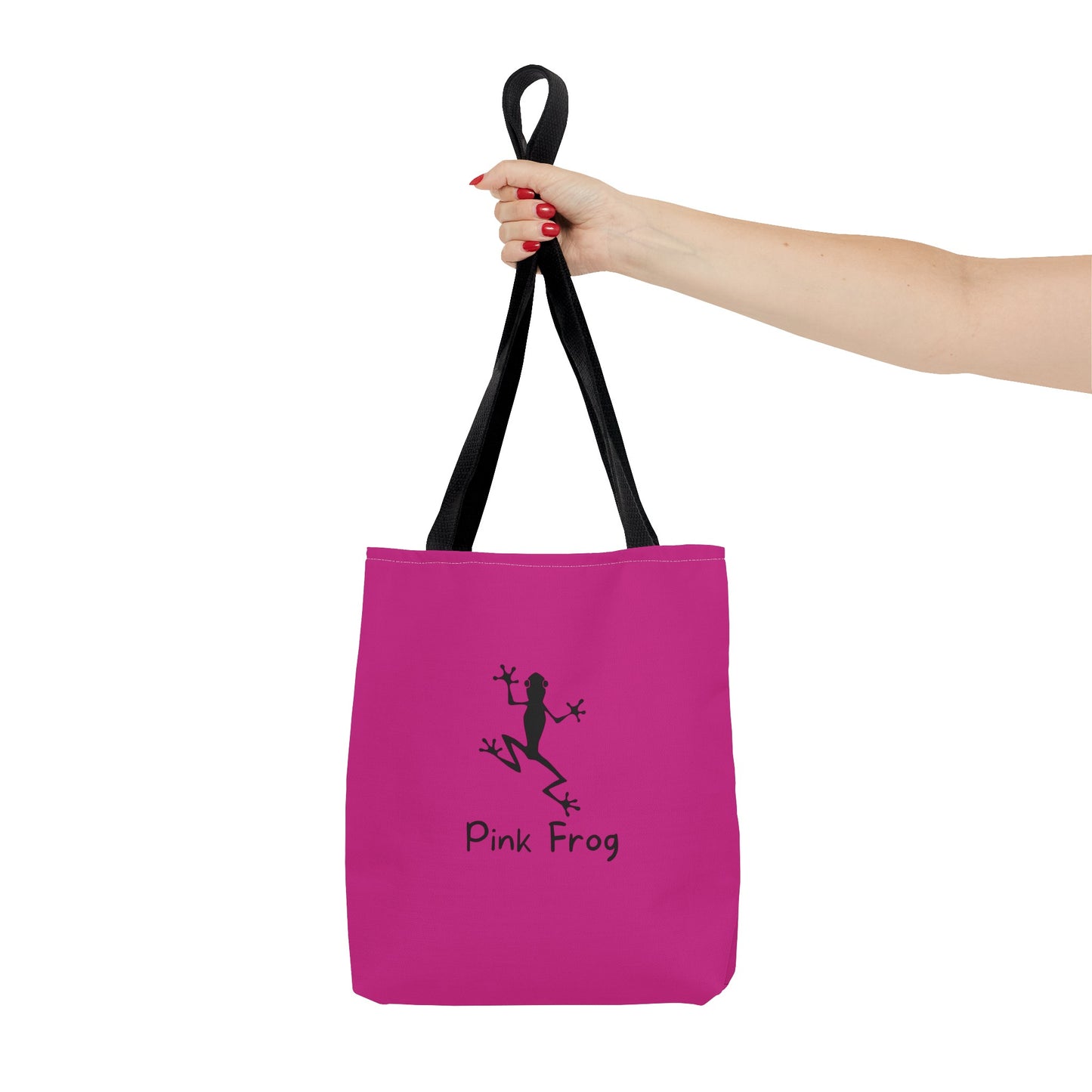 Pink Frog Tote Bag - Bags For Shopping