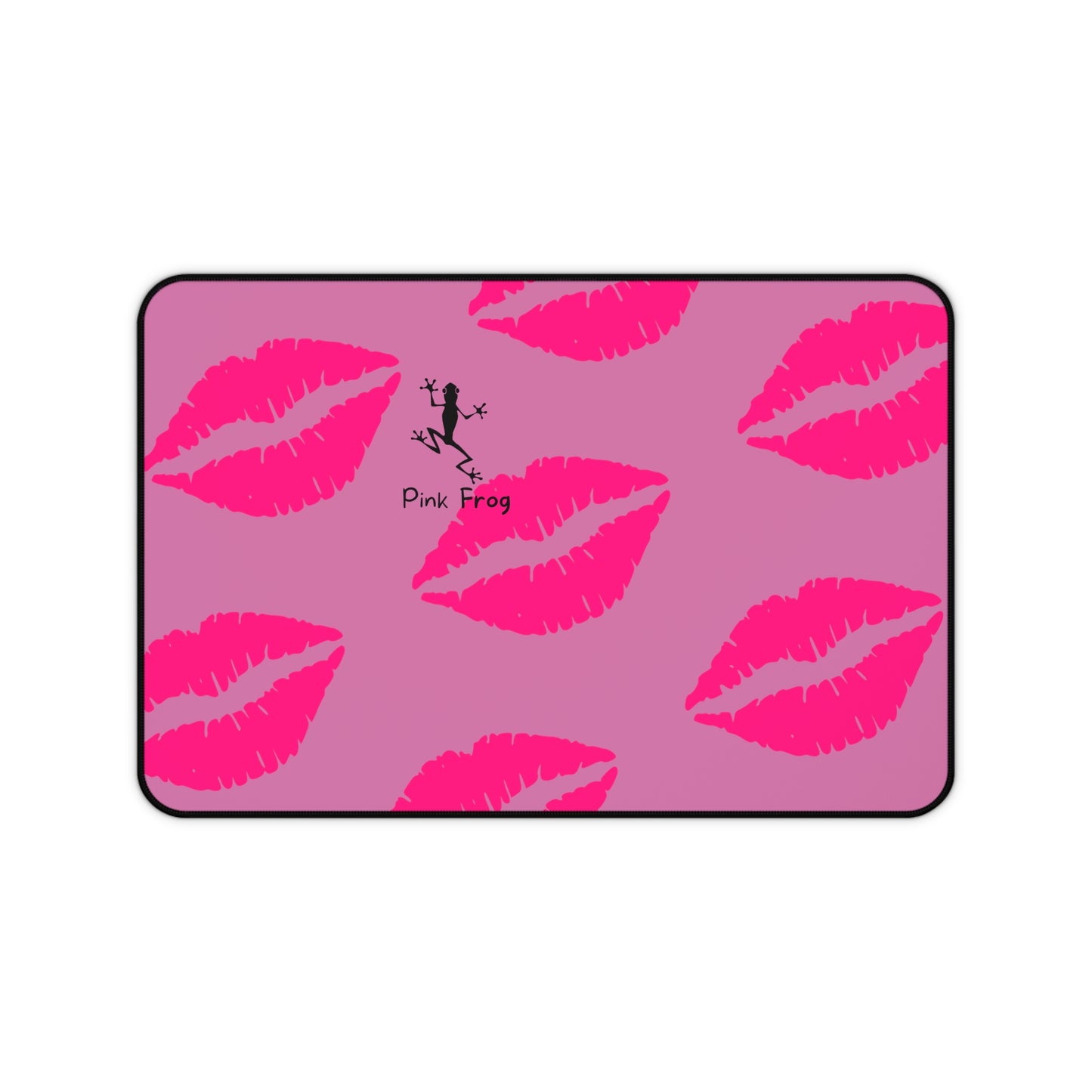 Desk Mat For Computer Mouse | Pink Frog