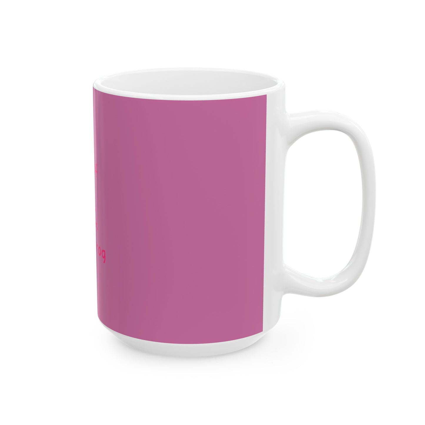 Pink Frog Ceramic Coffee Mug - (11oz, 15oz)