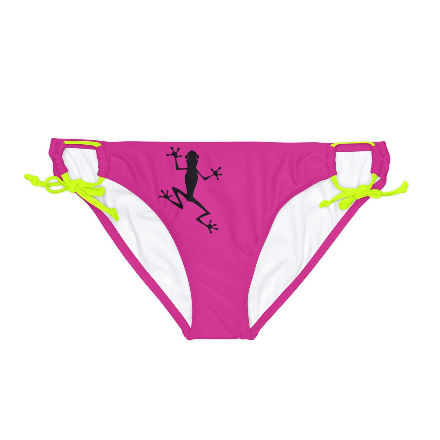 Loop Tie Side Bikini Bottom | Pink Underwear