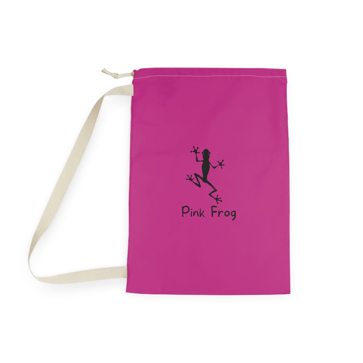 Laundry Bags | Pink Bag - Frog