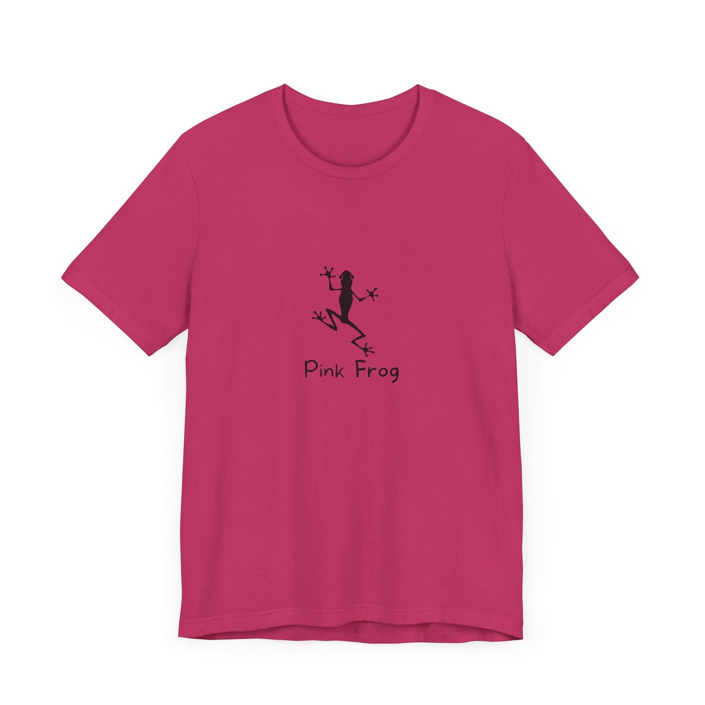 Pink Frog Unisex Jersey Short Sleeve Tee