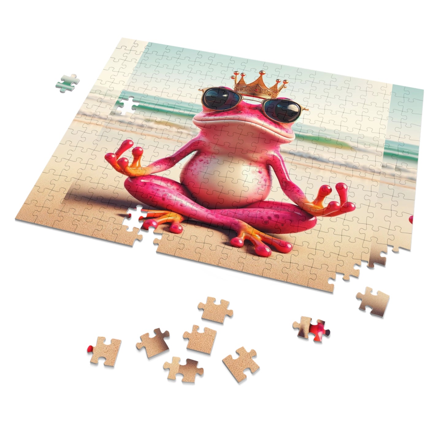 Pink Frog | Jigsaw Puzzle - (30, 110, 252, 500,1000-Piece)