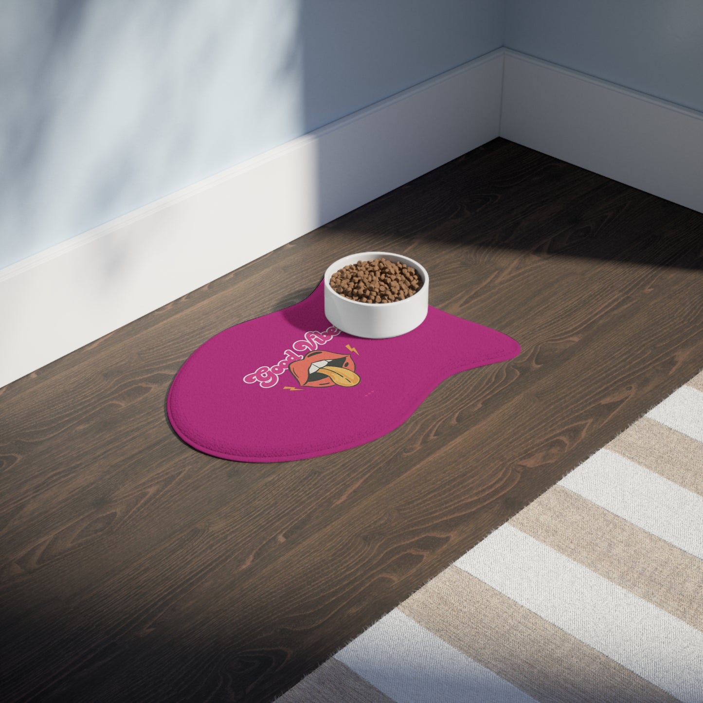 Feeding Mat for Cats & Dogs | Pink Frog - Pets