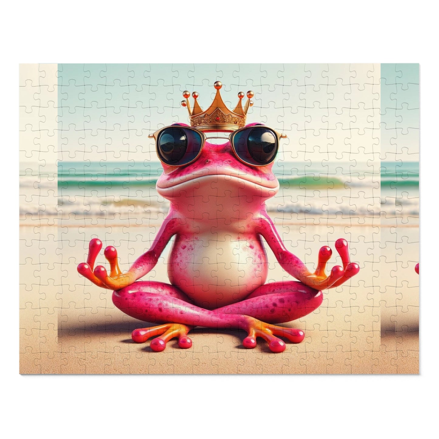 Pink Frog | Jigsaw Puzzle - (30, 110, 252, 500,1000-Piece)