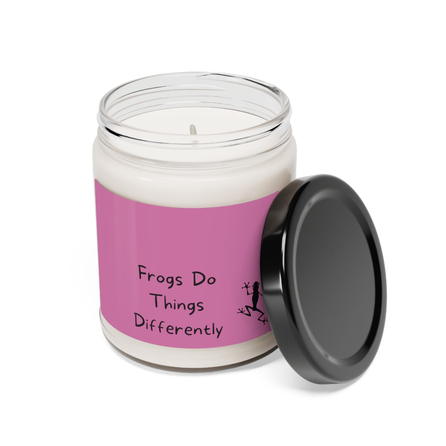 Pink Frog Scented Soy Candle, 9oz