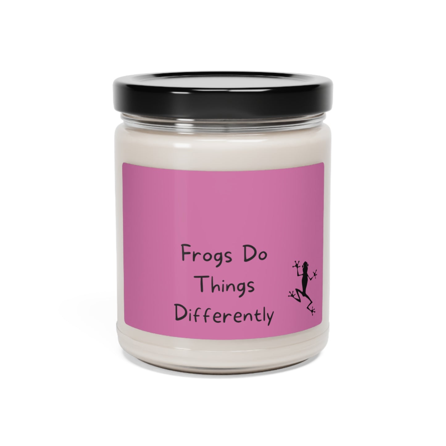 Pink Frog Scented Soy Candle, 9oz