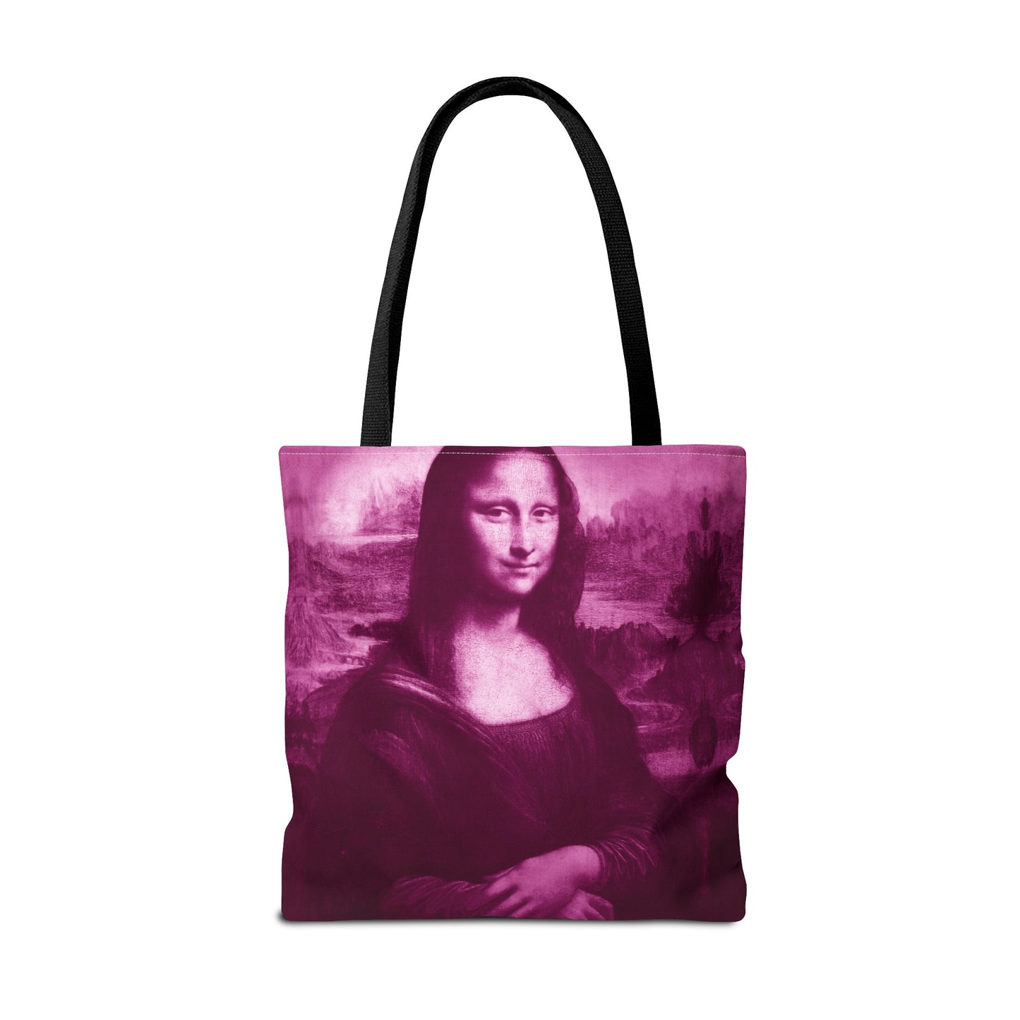 Pink Tote Bag - Mona Lisa