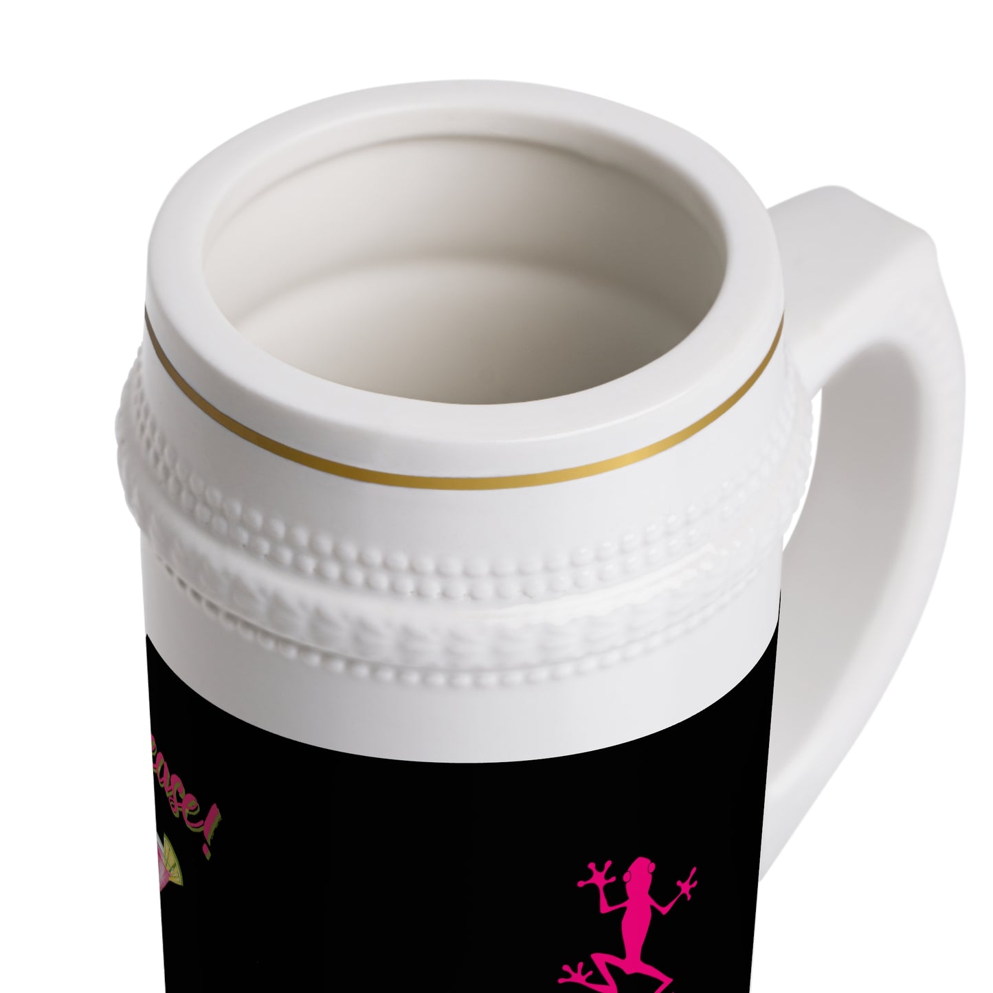 Beer Stein Mug | Pink Frog