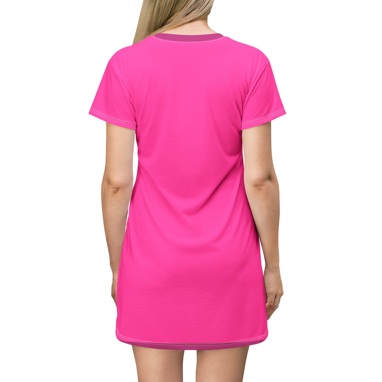 T-Shirt Dress | Pink Frog - Cross Art