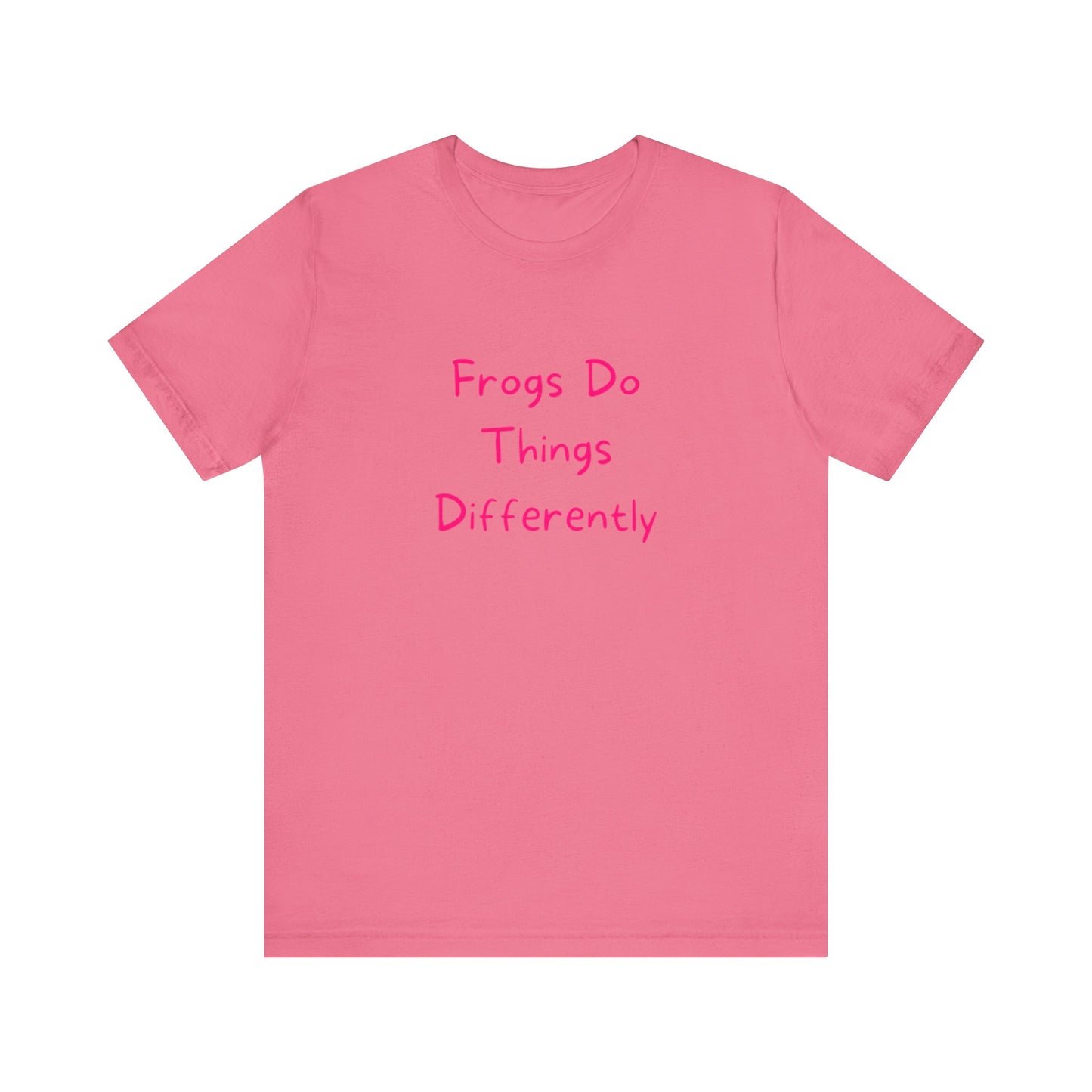 Pink Frog Unisex Jersey Short Sleeve Tee